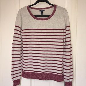 Gap Red Striped Sweater Size M